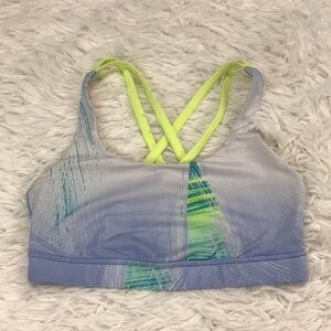 Lululemon Energy Bra Wind Chill White Lullaby